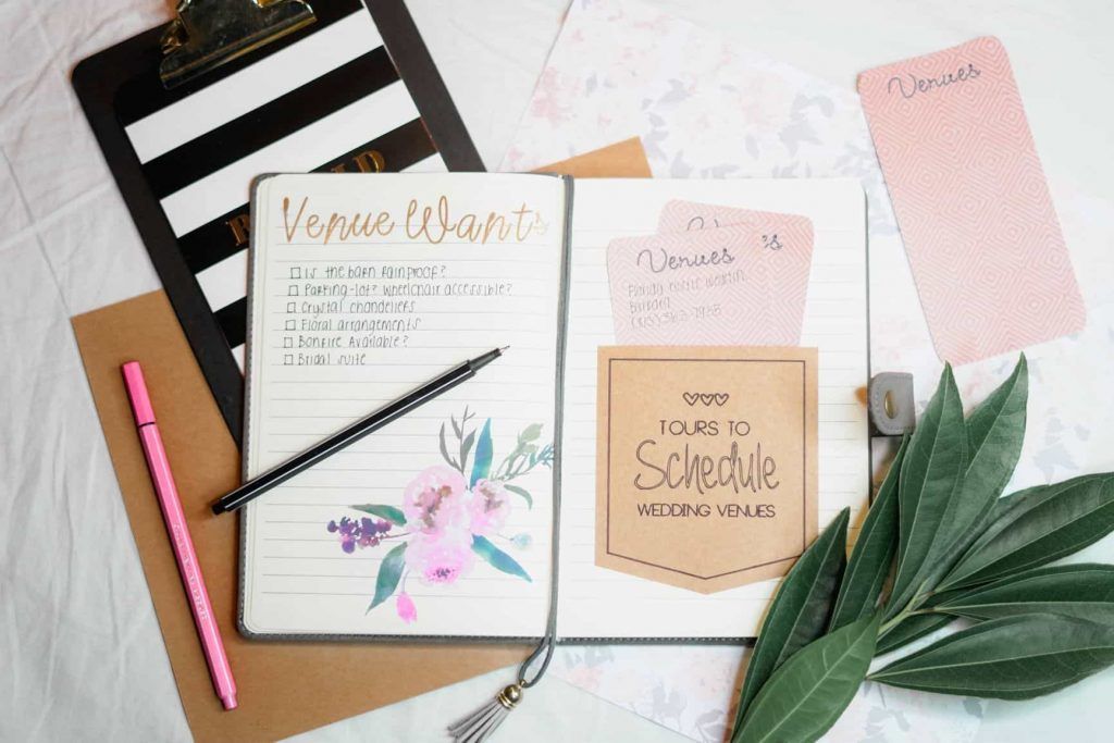 Agenda para la coordinación del día de la boda