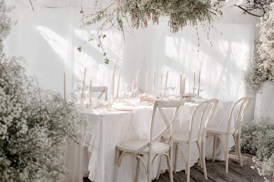 Mesa de boda. 
LOS 7 PASOS QUE DEBES DAR PARA APLAZAR TU BODA